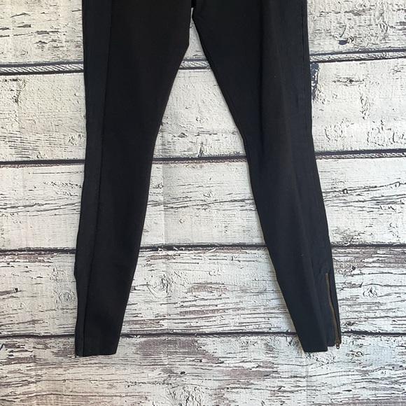 Boden Skinny Minnie Black Trouser Pants with Zip Detail Size 6 - Picture 5 of 14